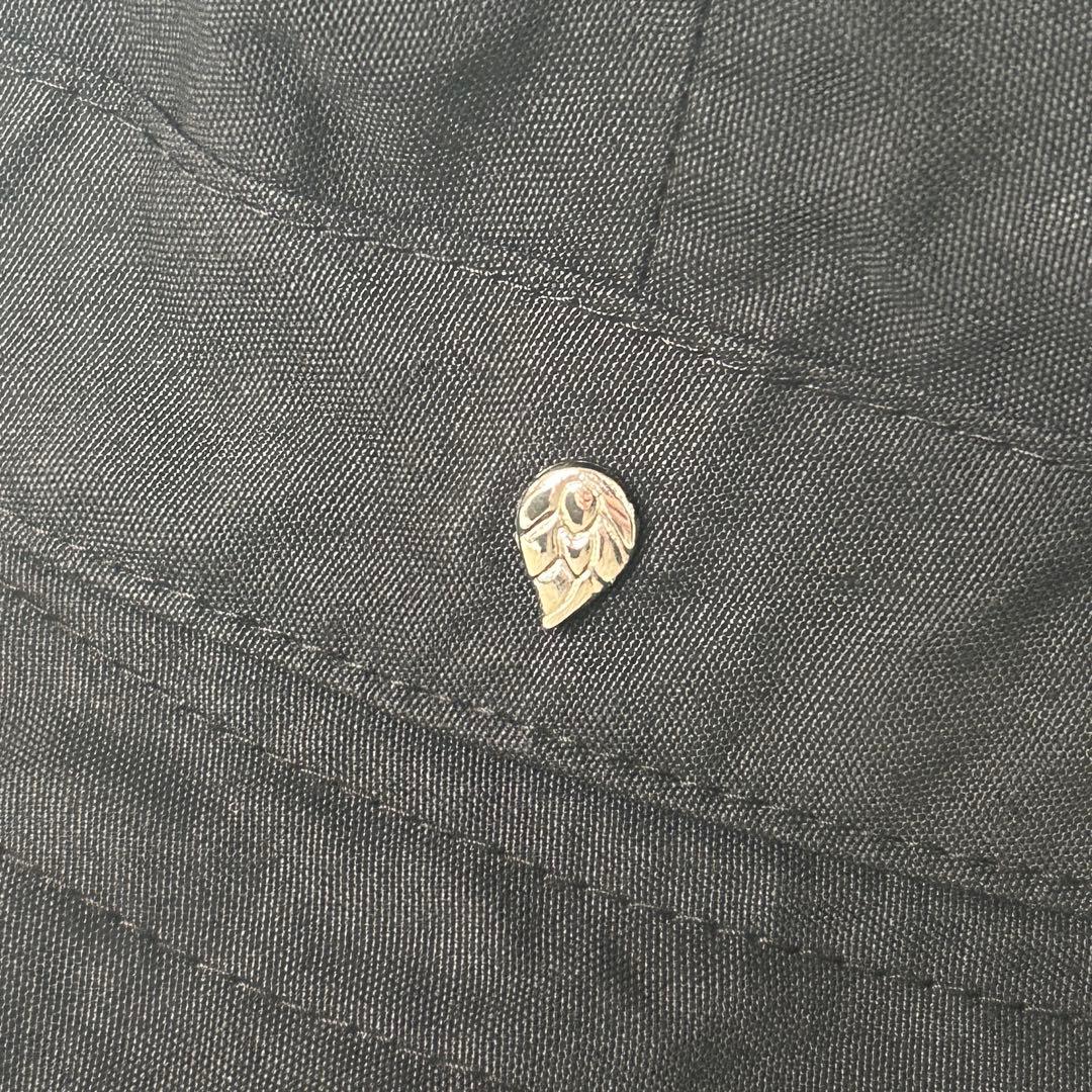 ヘレンカミンスキー つば広 りぼん コットンハット 帽子 黒