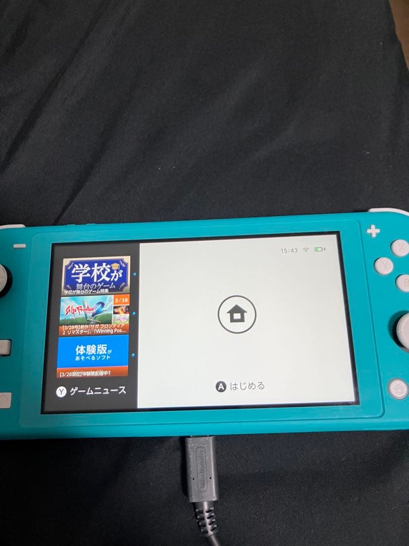 Nintendo Switch Lite ターコイズ　箱・充電器付き完品