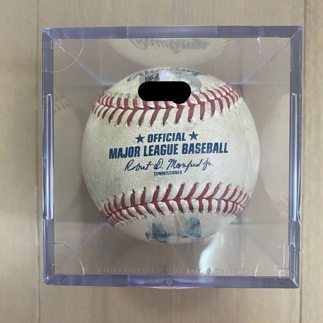 大谷翔平　実使用　ヒット　ベッツ　三振　実投球　ボール　サイン無