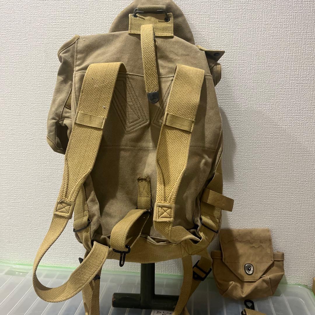 ヨ*ン様 ww2 米軍 海兵隊 M1936ミュゼットバッグ＆T型スコップセット