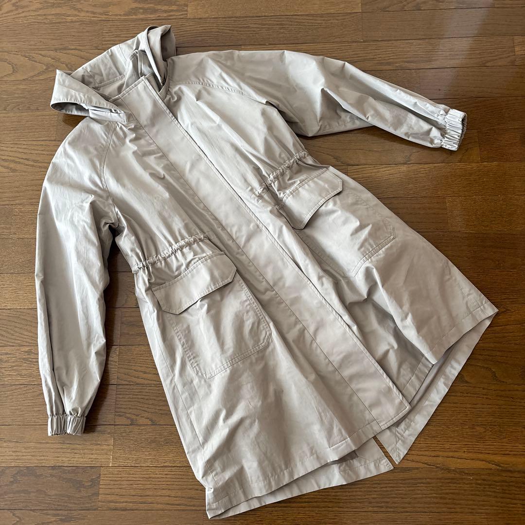 theory luxe フード付きベージュジャケット