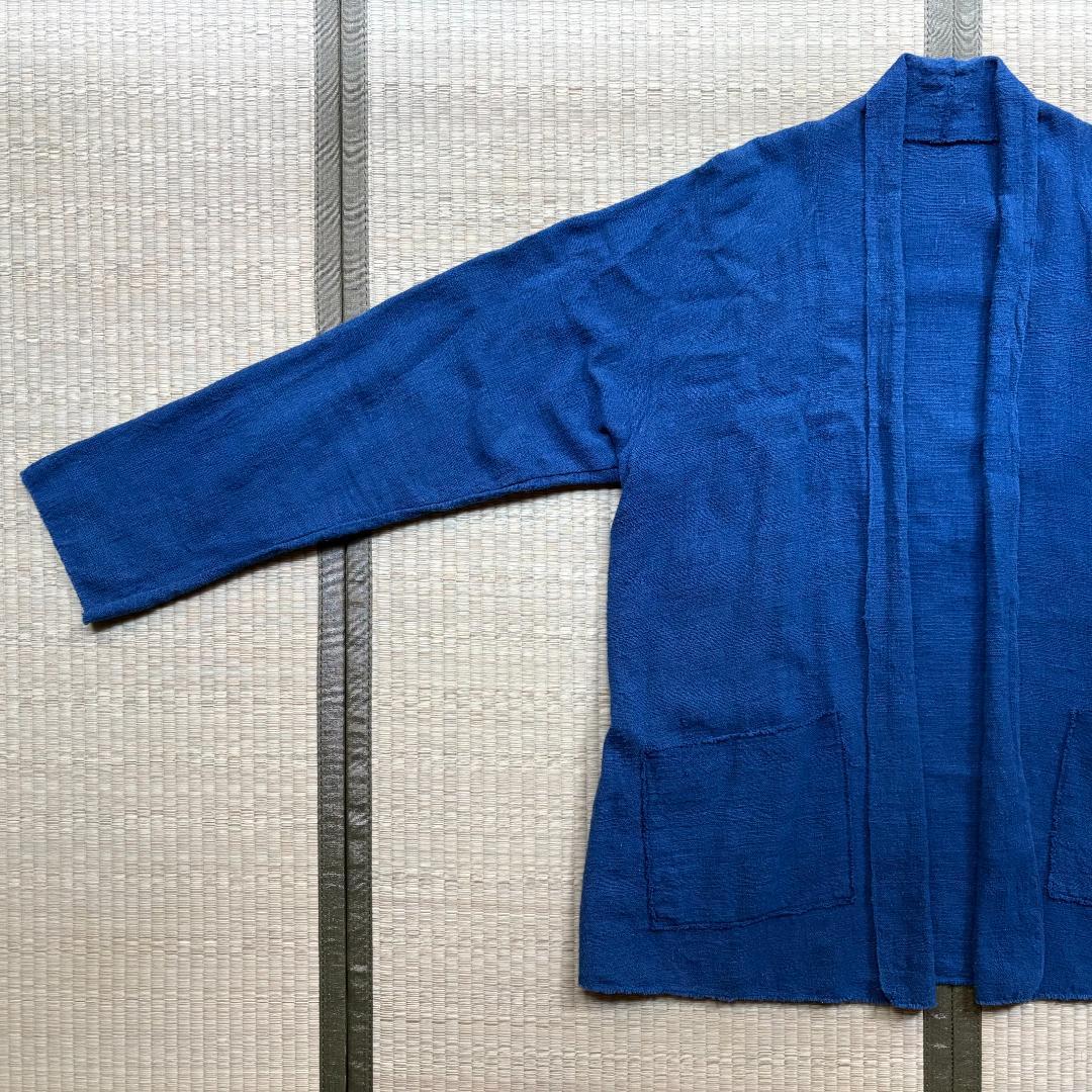 MITTAN SNチャルカkalaコットンジャケット 藍 サイズ3