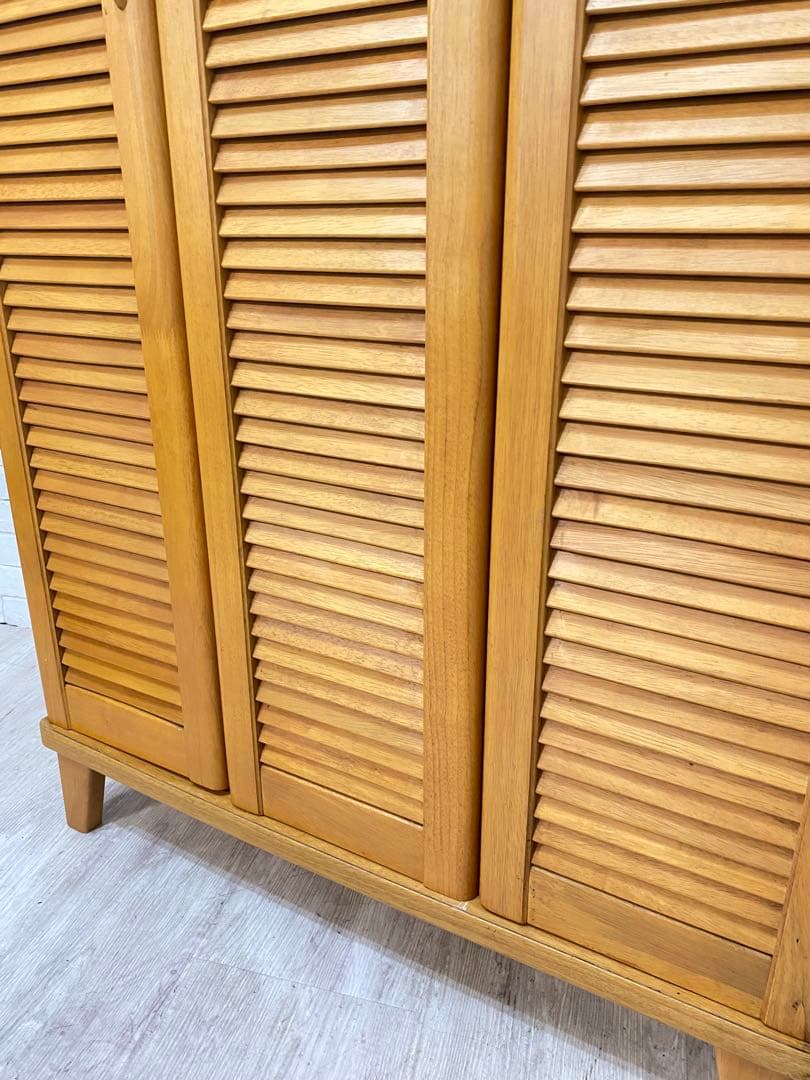 【東京都内23区配送無料】ルーバー　シューズボックス　靴箱　下駄箱　収納　玄関