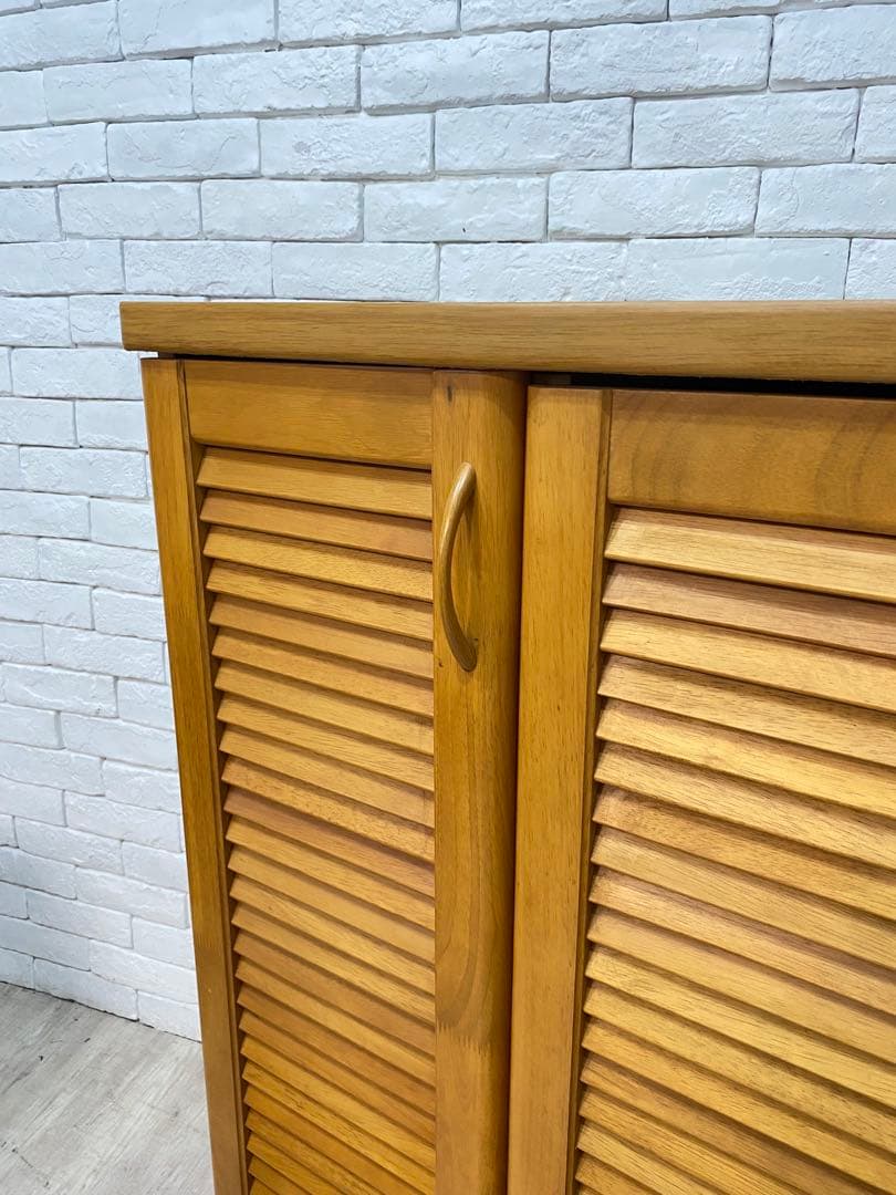 【東京都内23区配送無料】ルーバー　シューズボックス　靴箱　下駄箱　収納　玄関