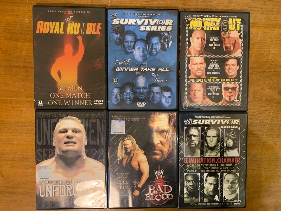 N1214-03★DVD WWE アンフォーギヴェン / RUMBLE