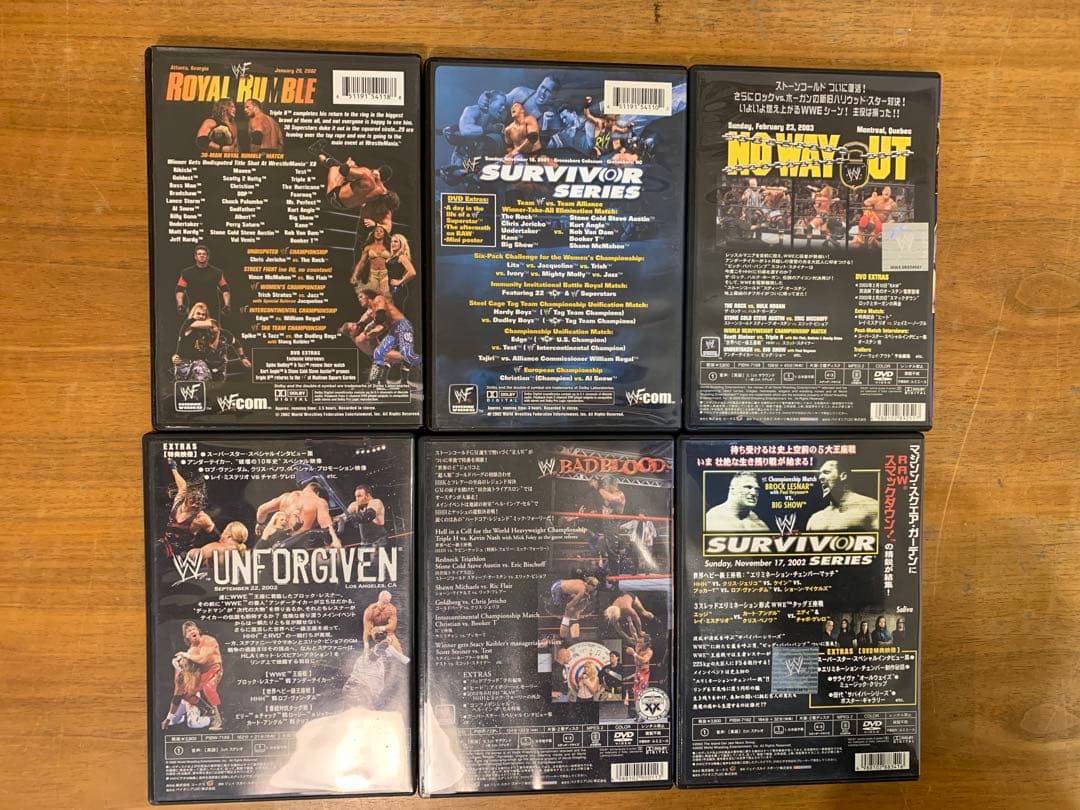 N1214-03★DVD WWE アンフォーギヴェン / RUMBLE