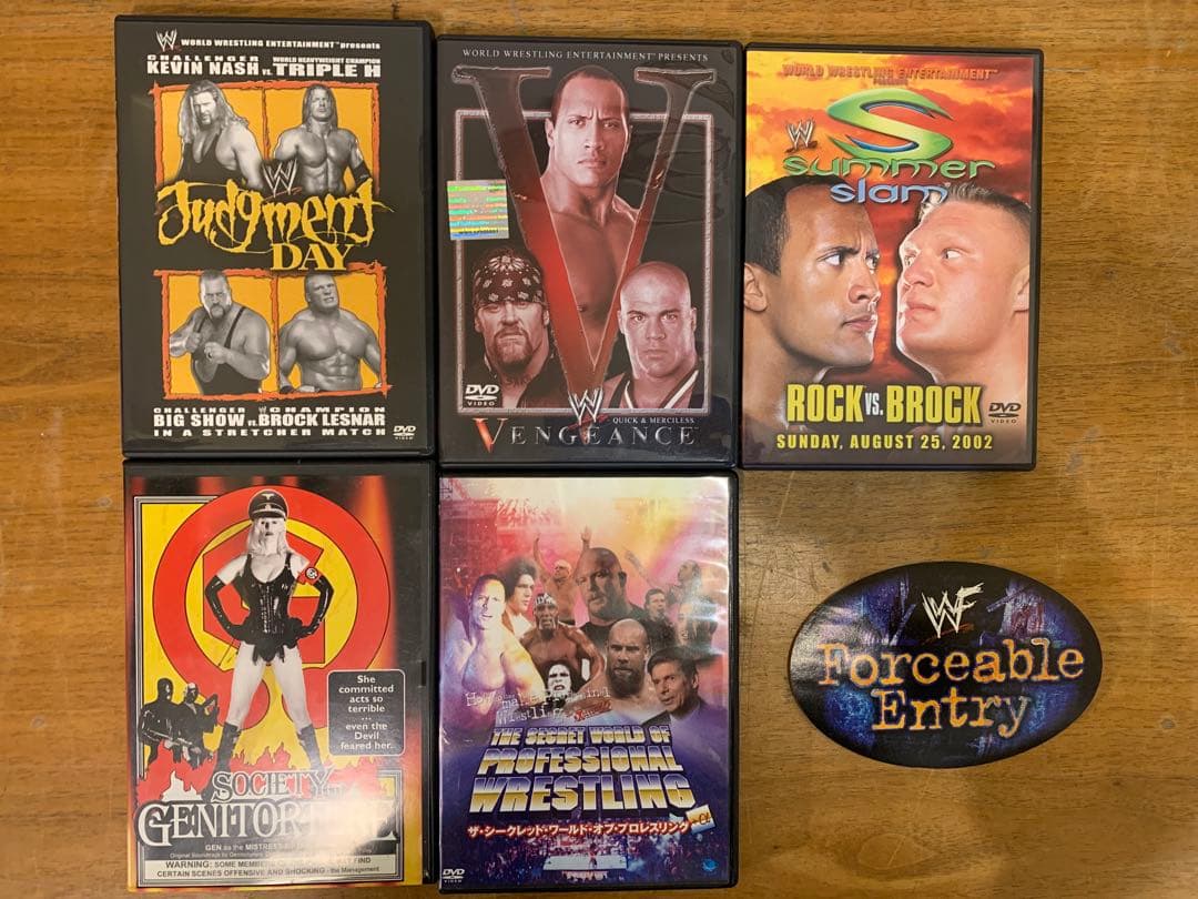 N1214-03★DVD WWE アンフォーギヴェン / RUMBLE