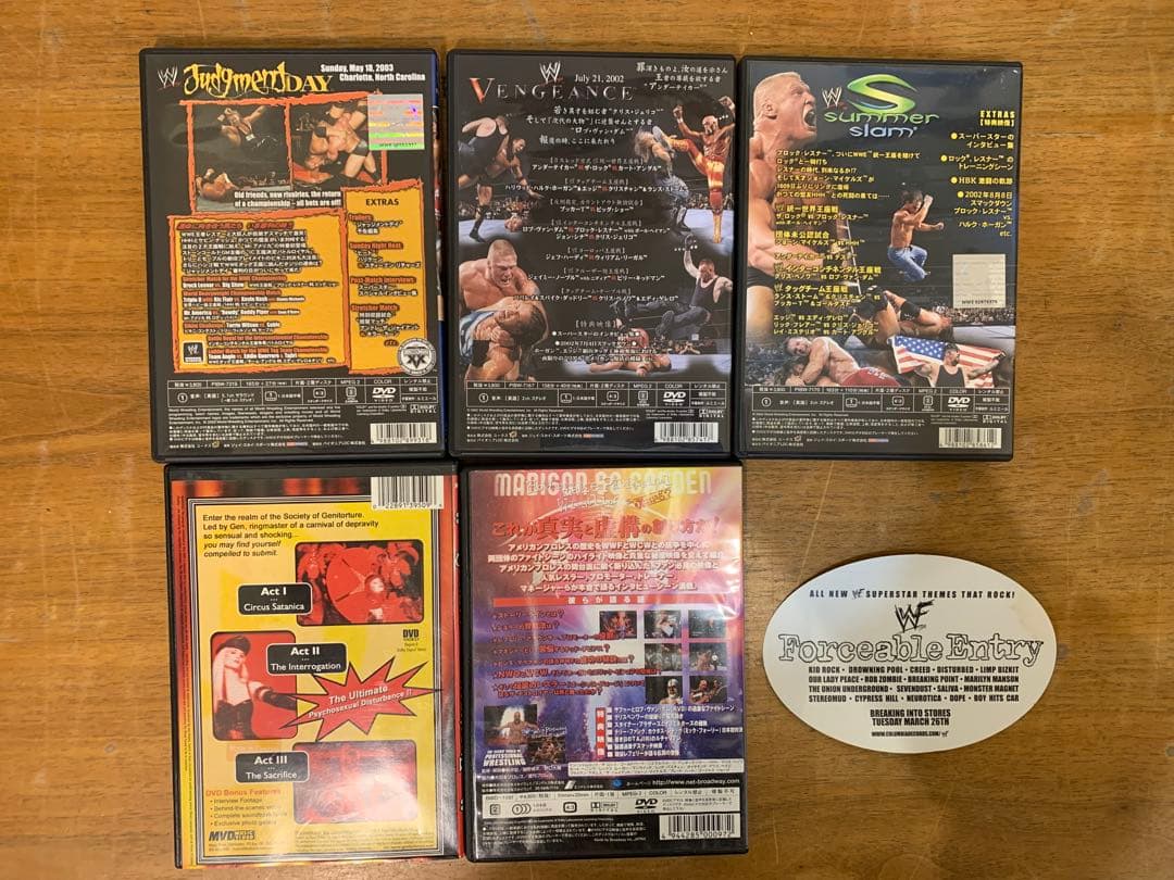 N1214-03★DVD WWE アンフォーギヴェン / RUMBLE