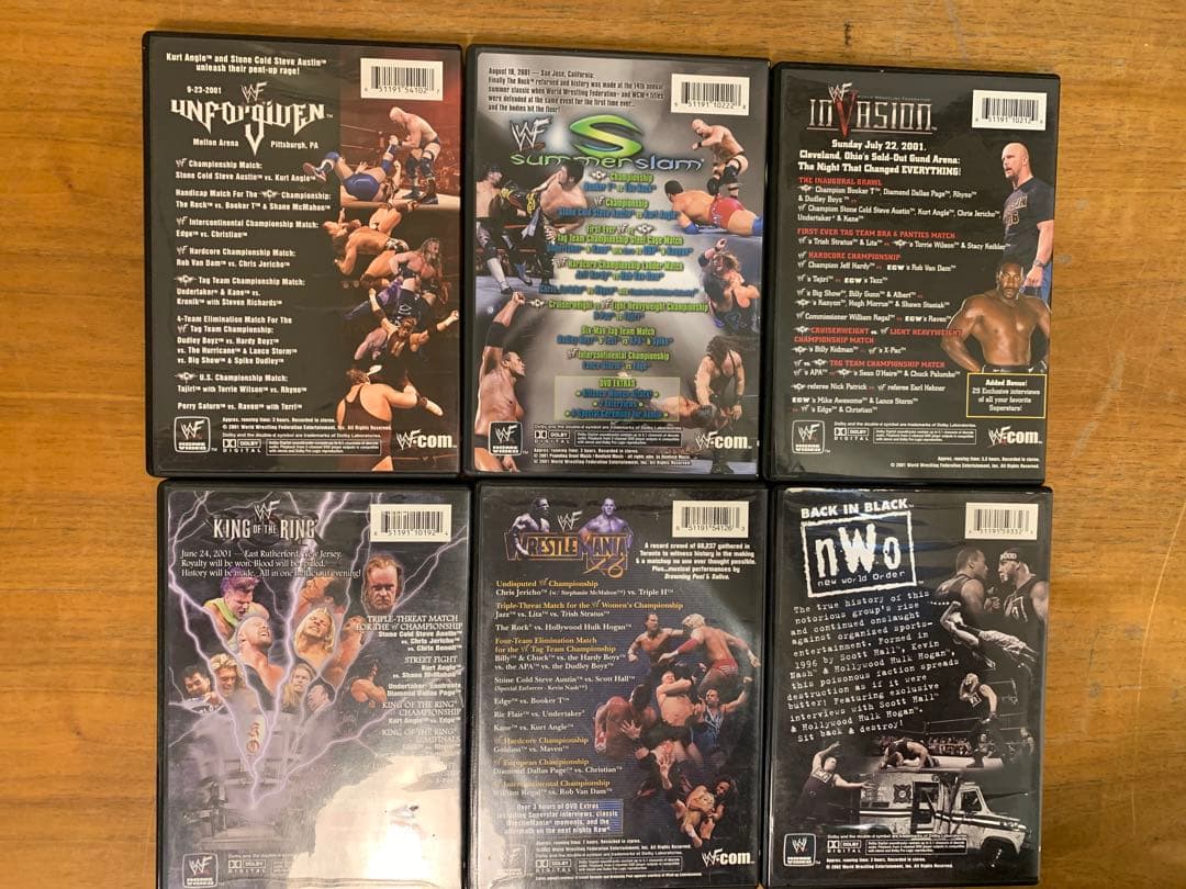 N1214-03★DVD WWE アンフォーギヴェン / RUMBLE