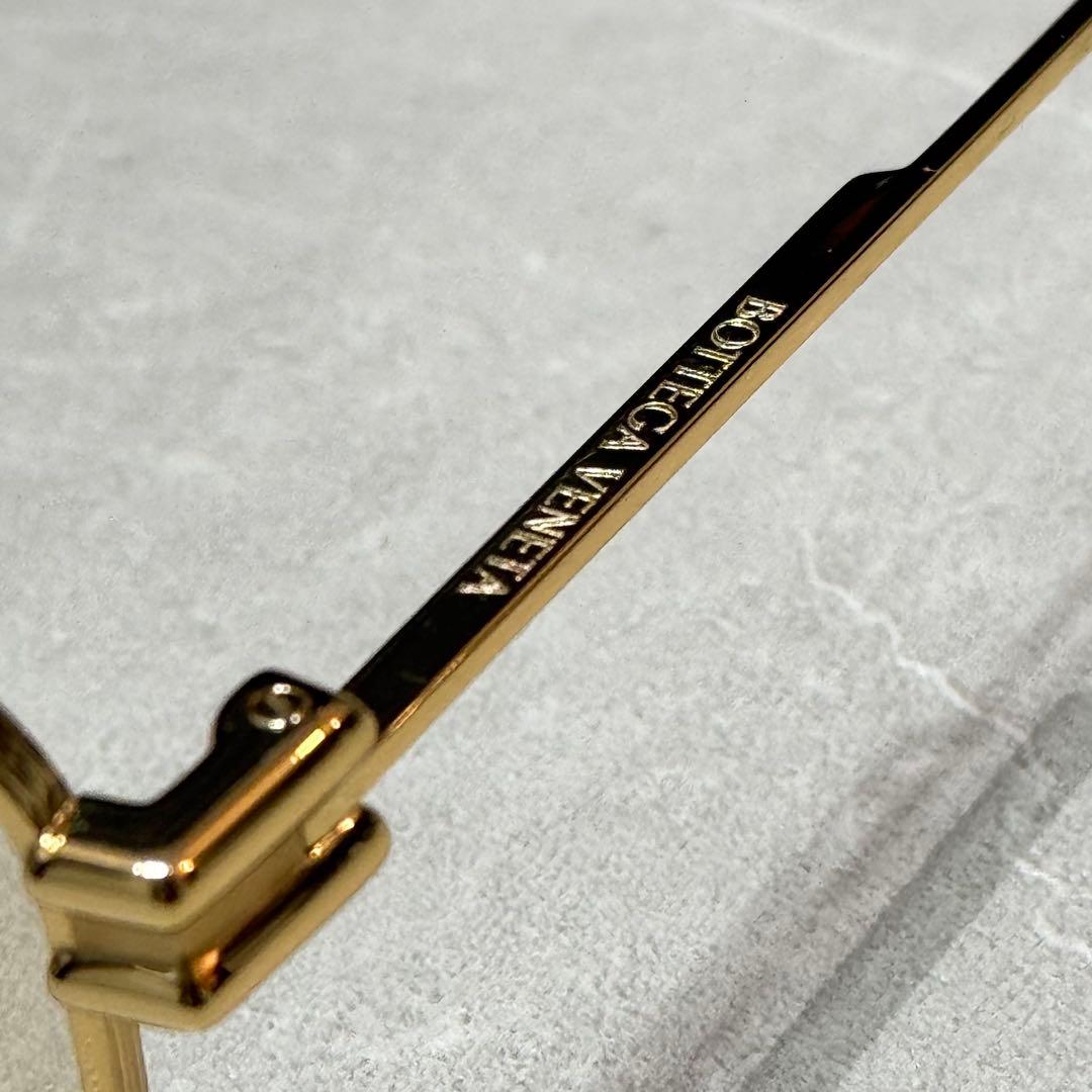 【BOTTEGA VENETA】Gold Frame Sunglasses