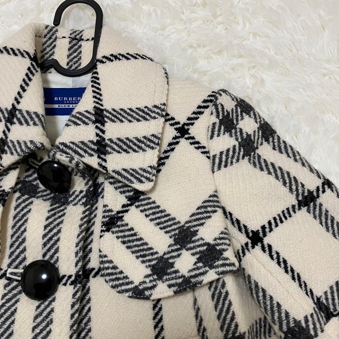(美品)BURBERRY BLUE LABEL　ポンチョ　ケープ　コート　36