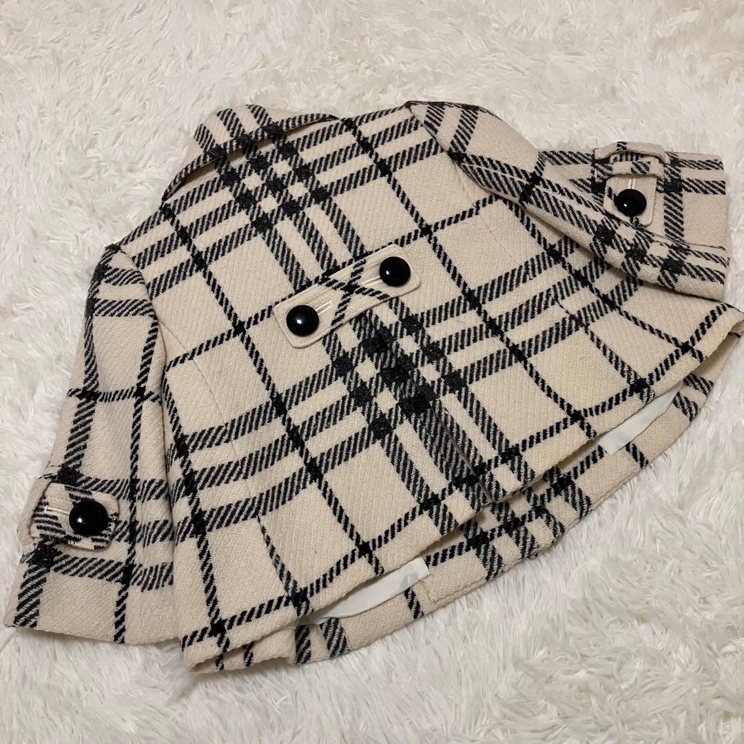 (美品)BURBERRY BLUE LABEL　ポンチョ　ケープ　コート　36