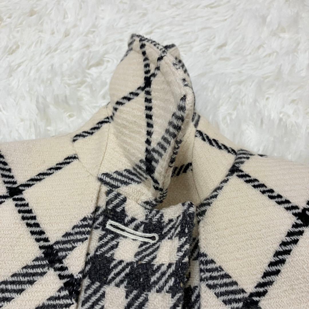 (美品)BURBERRY BLUE LABEL　ポンチョ　ケープ　コート　36