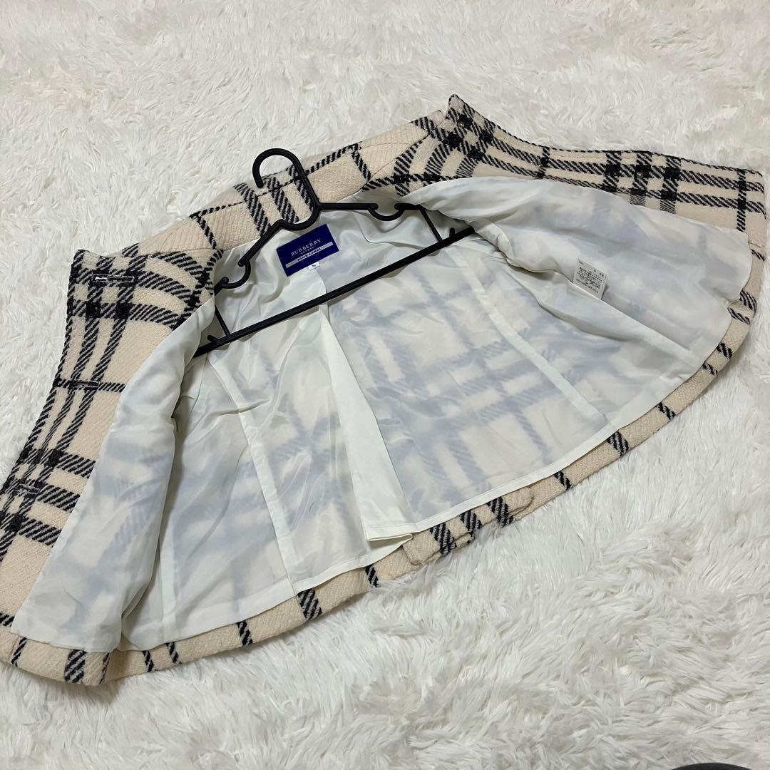 (美品)BURBERRY BLUE LABEL　ポンチョ　ケープ　コート　36