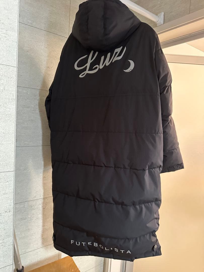 LUZeSOMBRA ブラック 高級ベンチコートLサイズ定価10万前後【送料込】