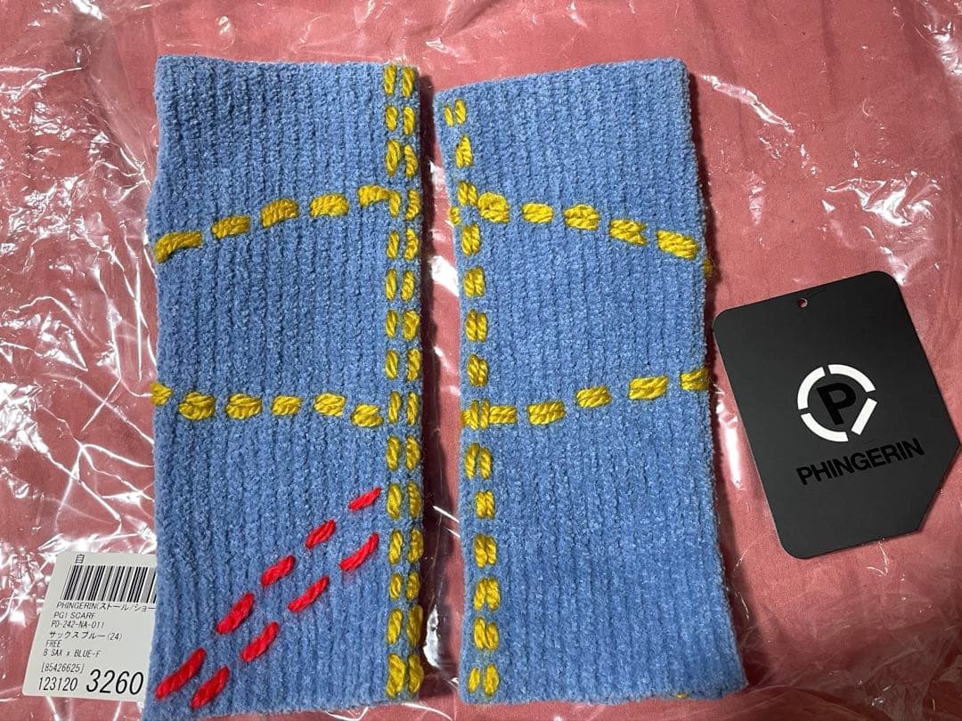 【新品】phingerinマフラー&アームウォーマーセット
