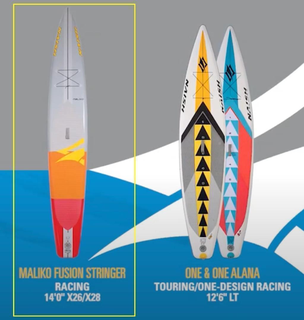 サーフィン・ボディボード Naish maliko fusion stringer 14.0 x 26