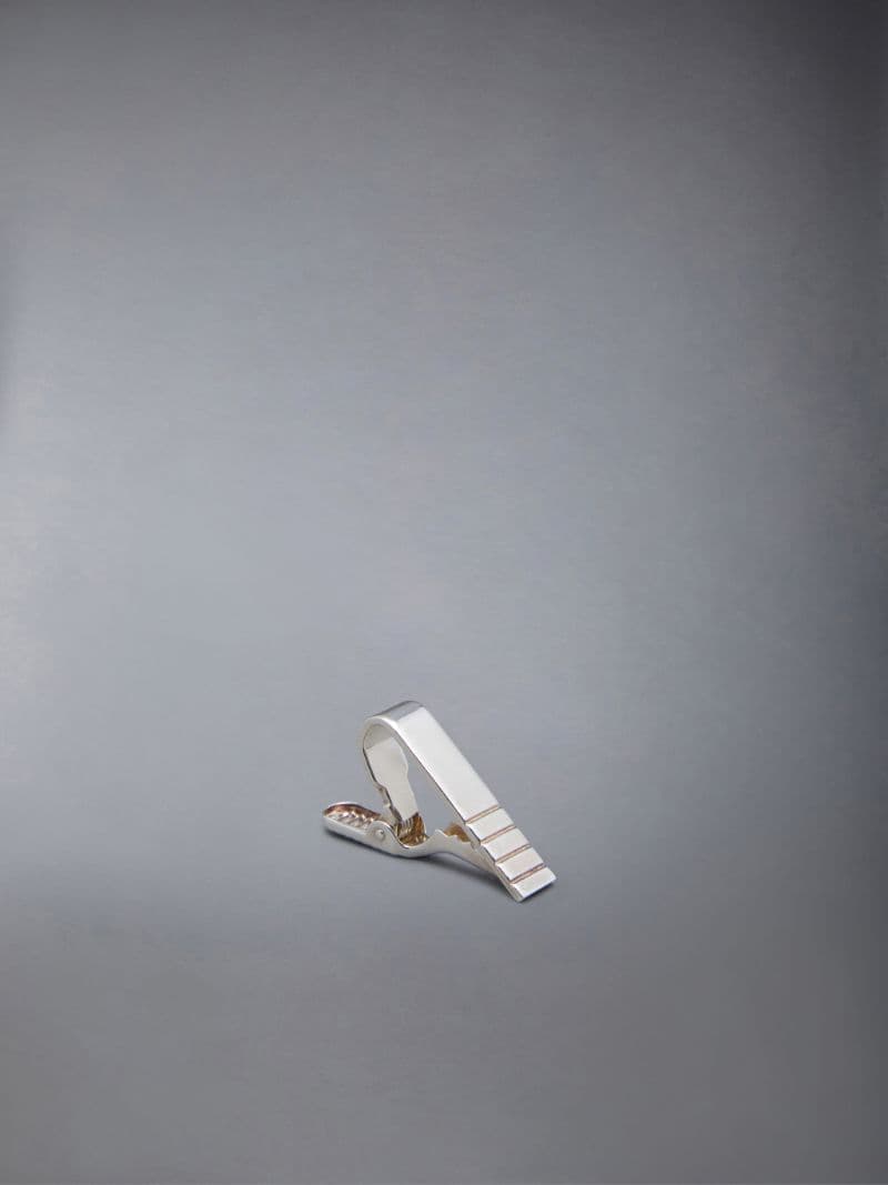 新品トムブラウン THOM BROWNE 4BAR ショート タイバー タイピン