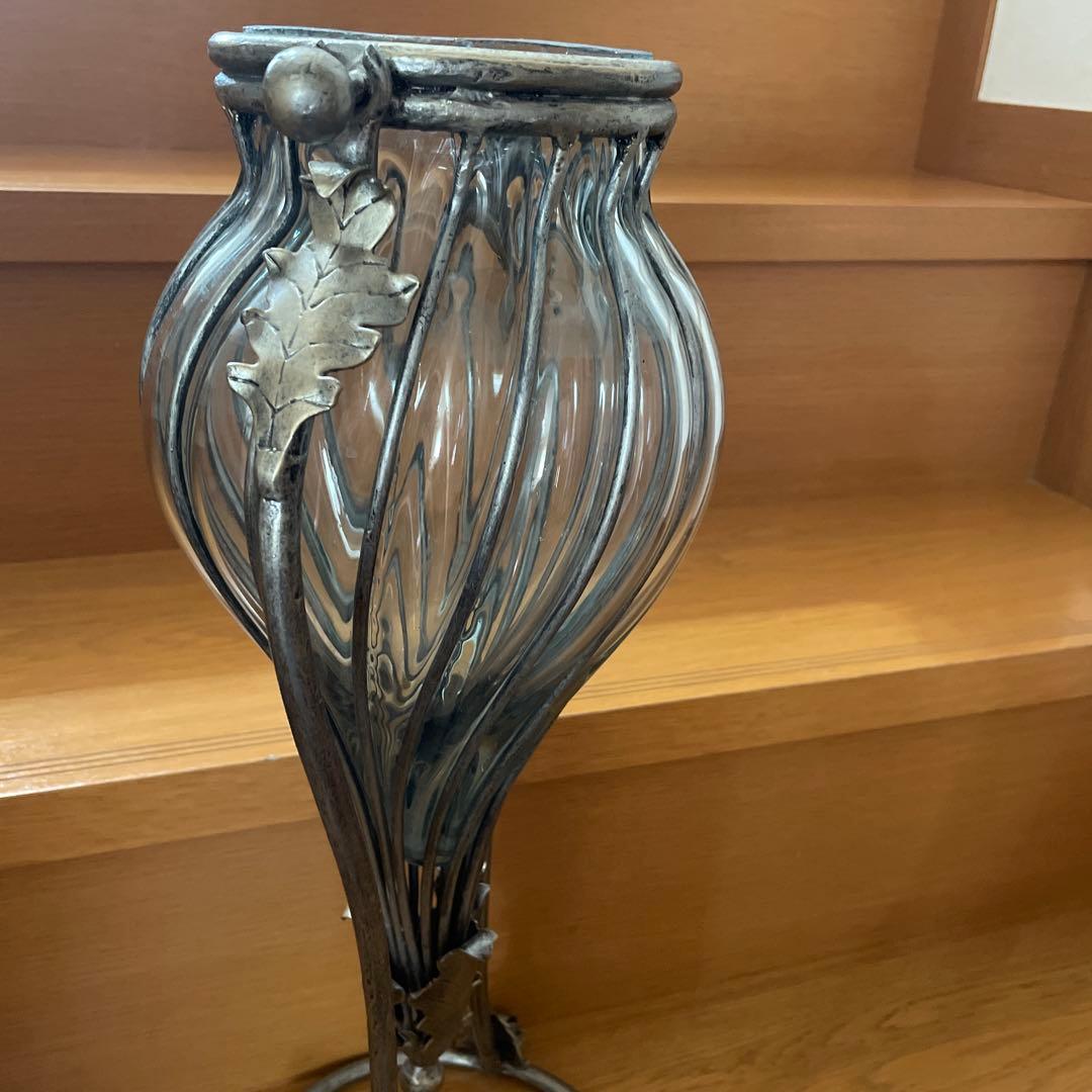 葉山家具　葉山ガーデン　ツイストデザイン フラワーベース　花瓶　オブジェ