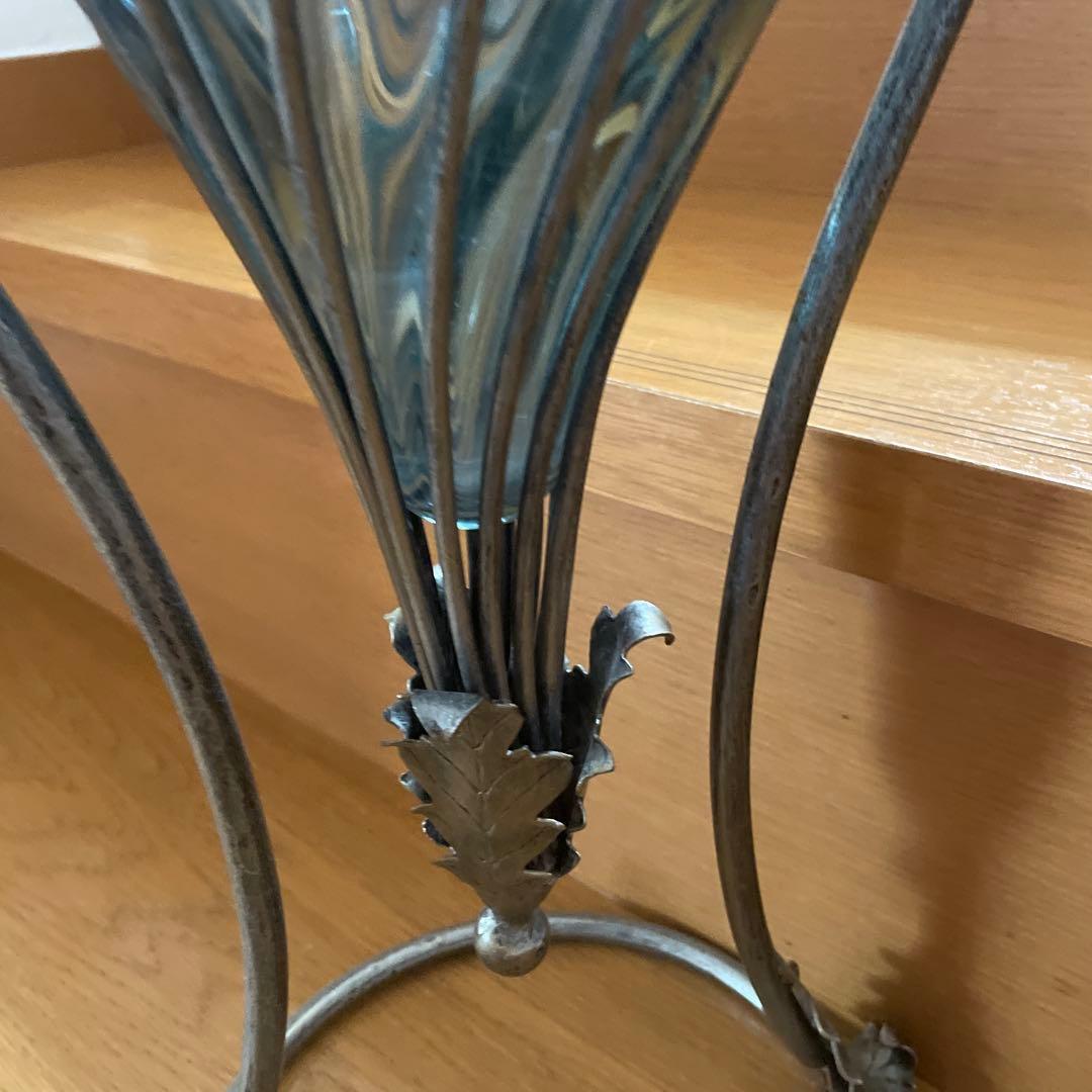 葉山家具　葉山ガーデン　ツイストデザイン フラワーベース　花瓶　オブジェ