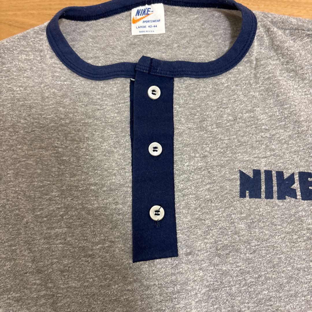 孫*ん様 ナイキ　70s ベースボールシャツ　ゴツナイキ