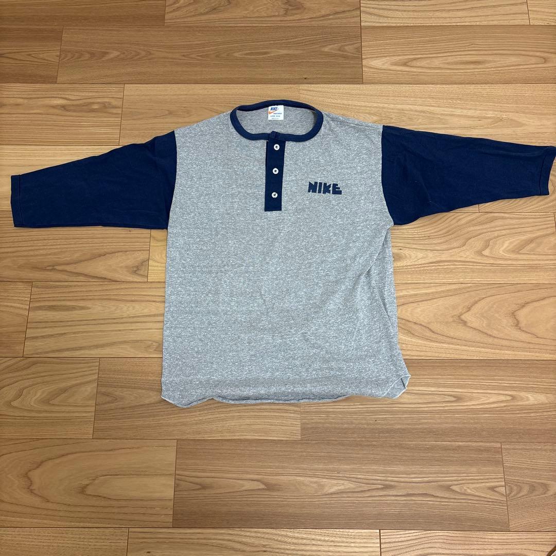孫*ん様 ナイキ　70s ベースボールシャツ　ゴツナイキ