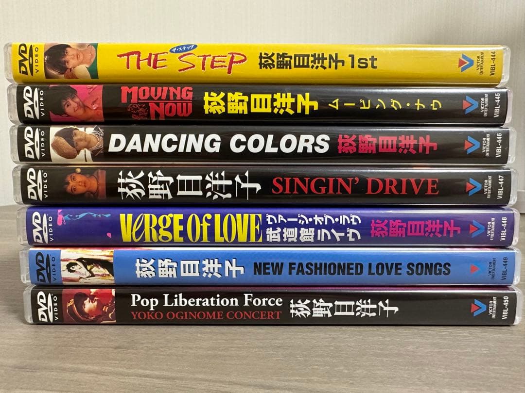 【美品！お得！完全連続セット！】荻野目洋子 DVDx完全連続7枚！