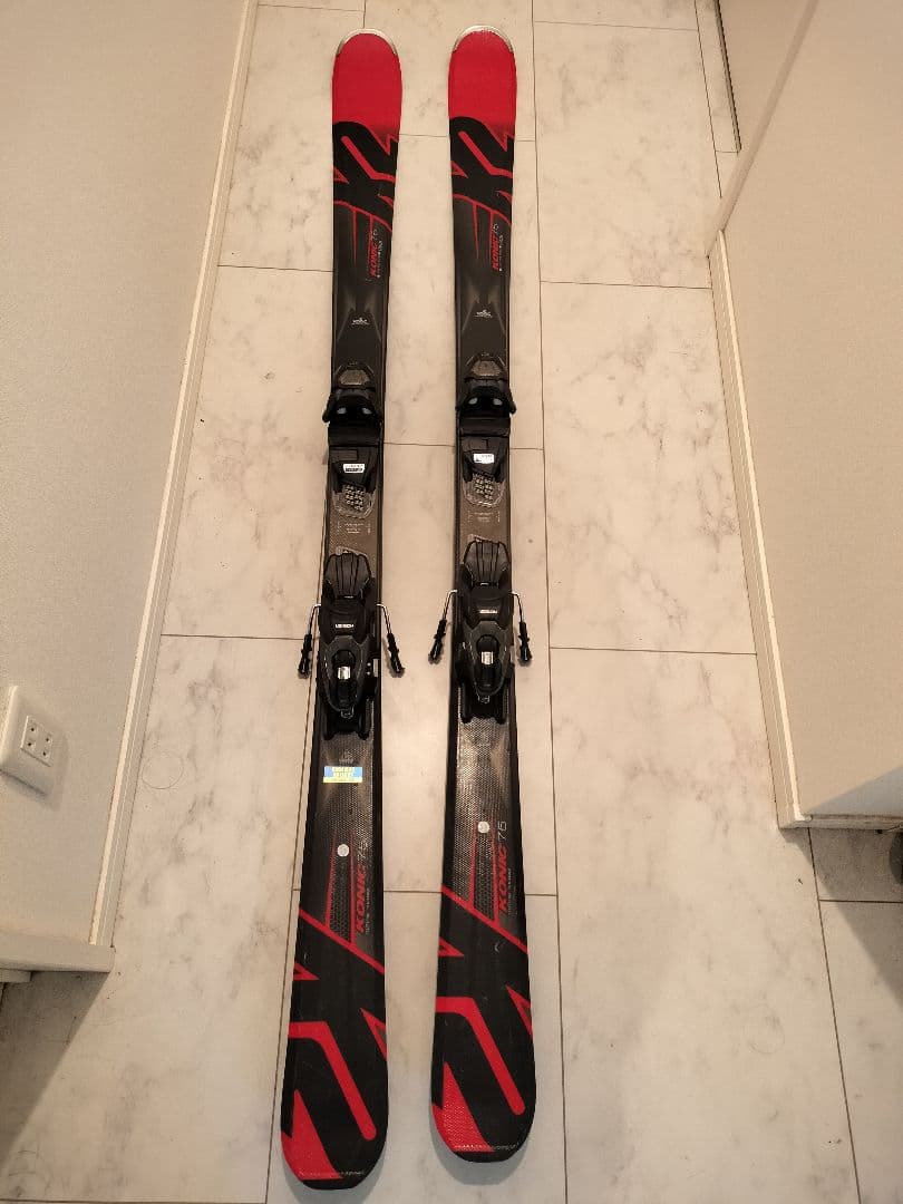 K2 スキー板　 konic 75　170cm　ビンディング付　初心者〜中級者