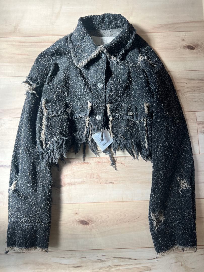 蕎麦　PRANK PROJECT tweedy denim blouson