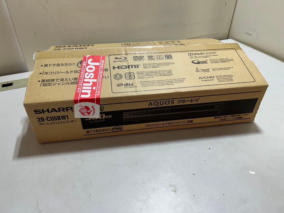 h*2様 【未使用新品】SHARP 2B-C05BW1 ブルーレイレコーダー