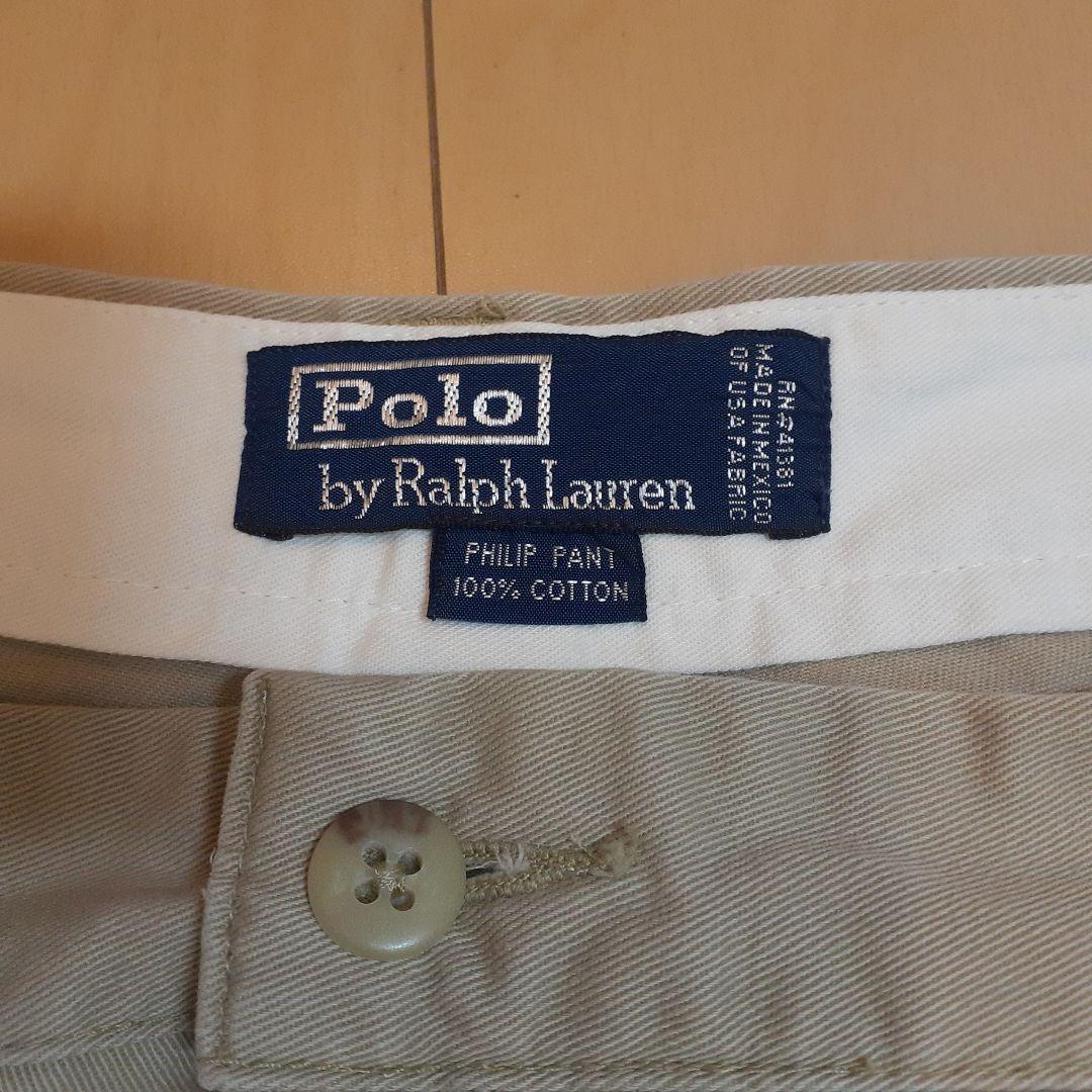 ポロバイラルフローレルRalphLauren90'sポロチノチノパンメンズw40