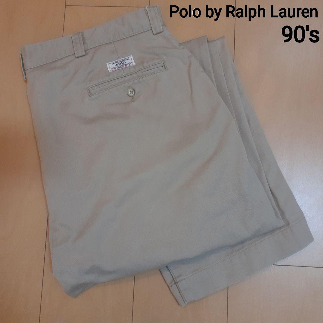 ポロバイラルフローレルRalphLauren90'sポロチノチノパンメンズw40