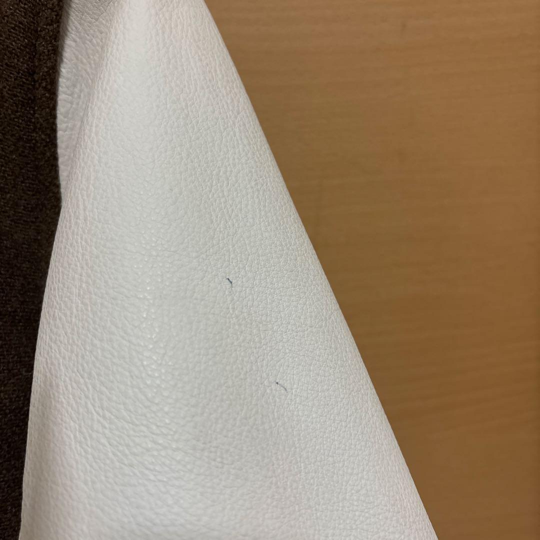 Columbia スタジャン ブラウン/ホワイト Mサイズ