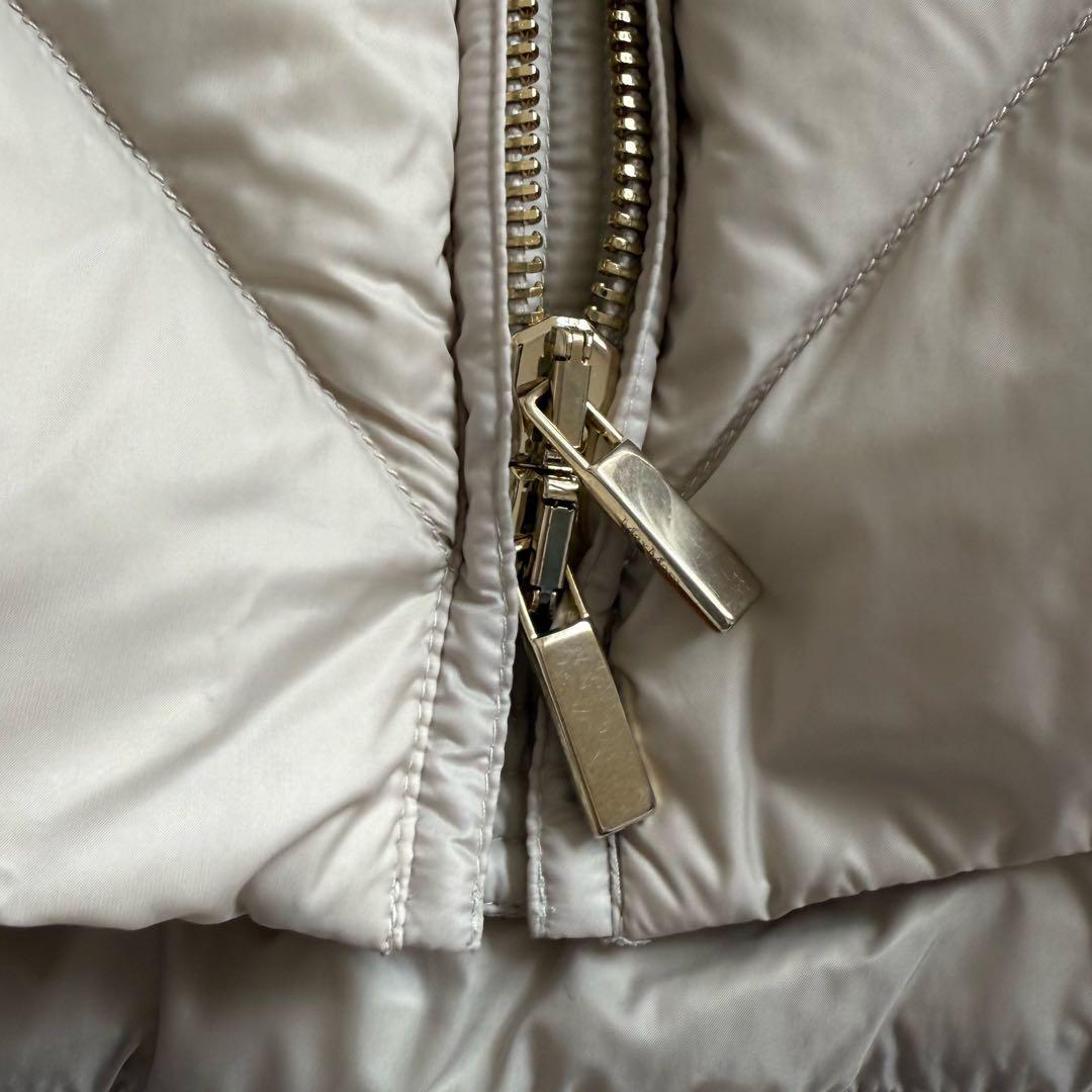 MaxMara The Cube ダウンベスト　フォックスファー　アイボリー