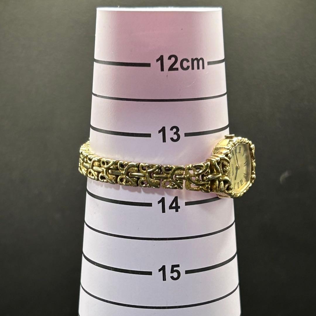 セイコー SEIKO クォーツ 腕時計 レディース 18mm 金色 ローマン