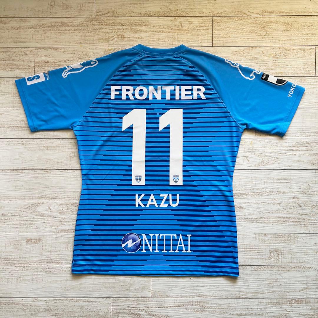 三浦知良　横浜FC オーセンティック　ユニフォーム　ハンガー付