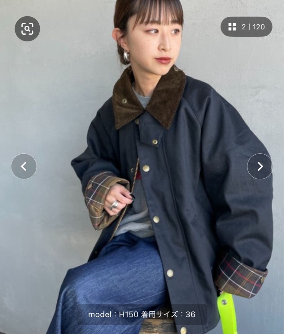 バブアー　Barbour 別注　中綿入り