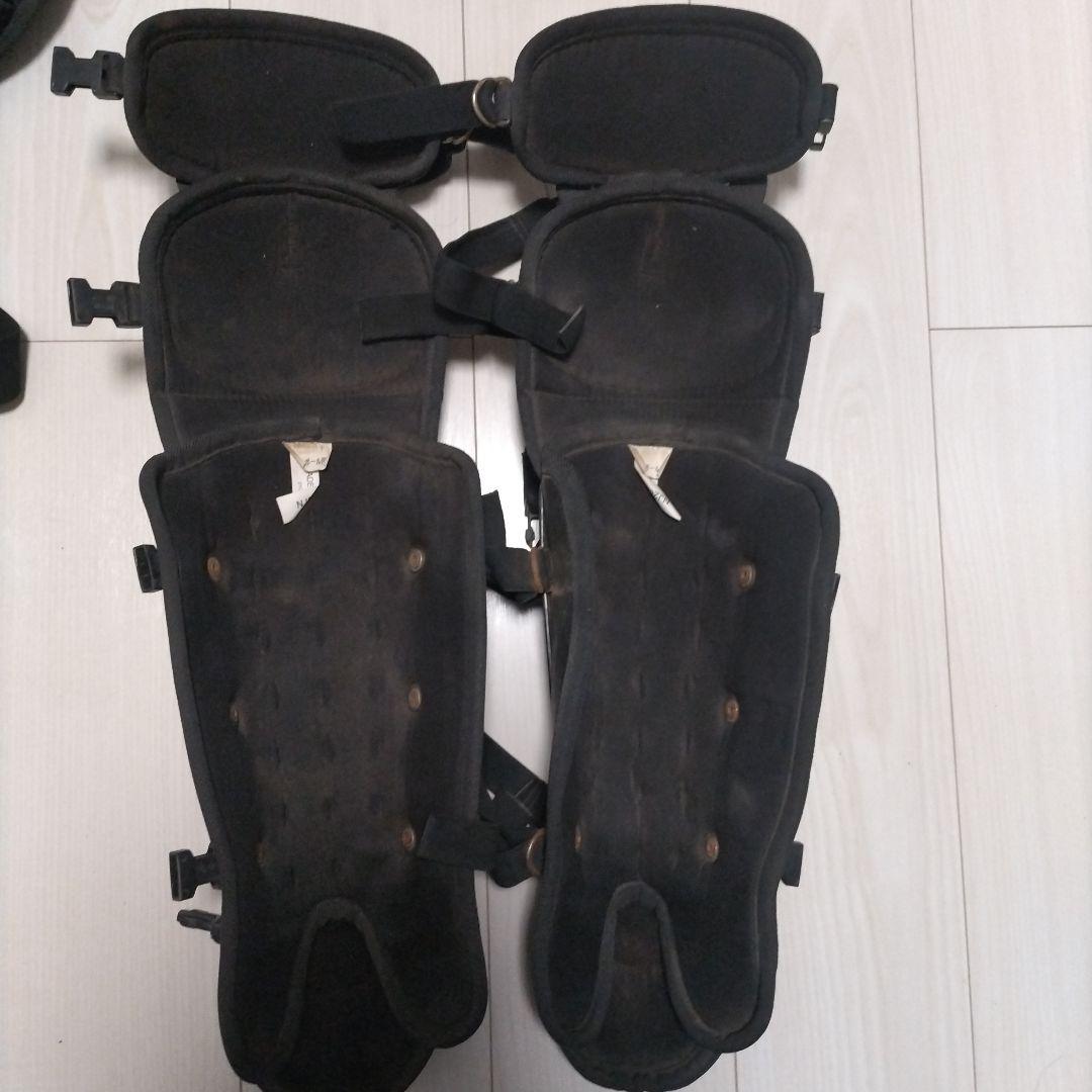 Mizuno ソフトボール用　キャッチャー用防具セット　5点セット　ブラック