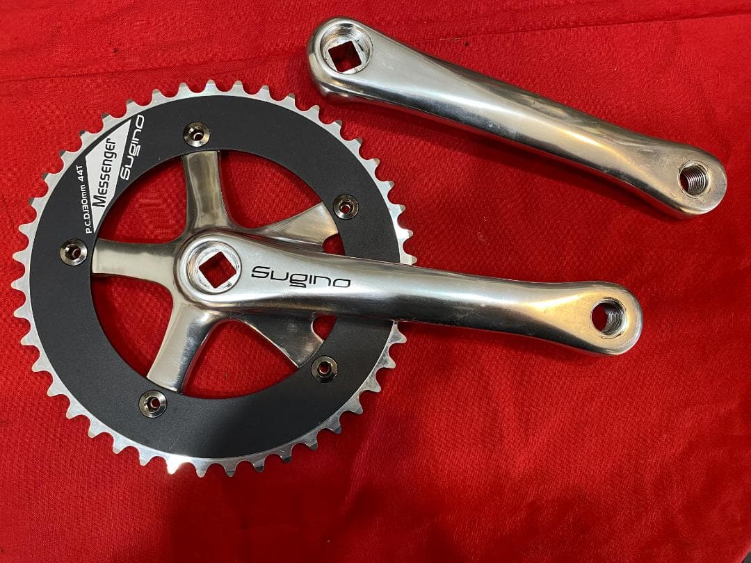 スギノ　シングル　クランクセット 170mm 44T　状態良し