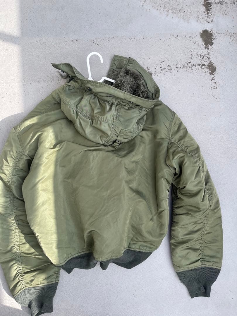 限定セール‼️アルファ　オリーブグリーン cwu45pフライトジャケット　USA製