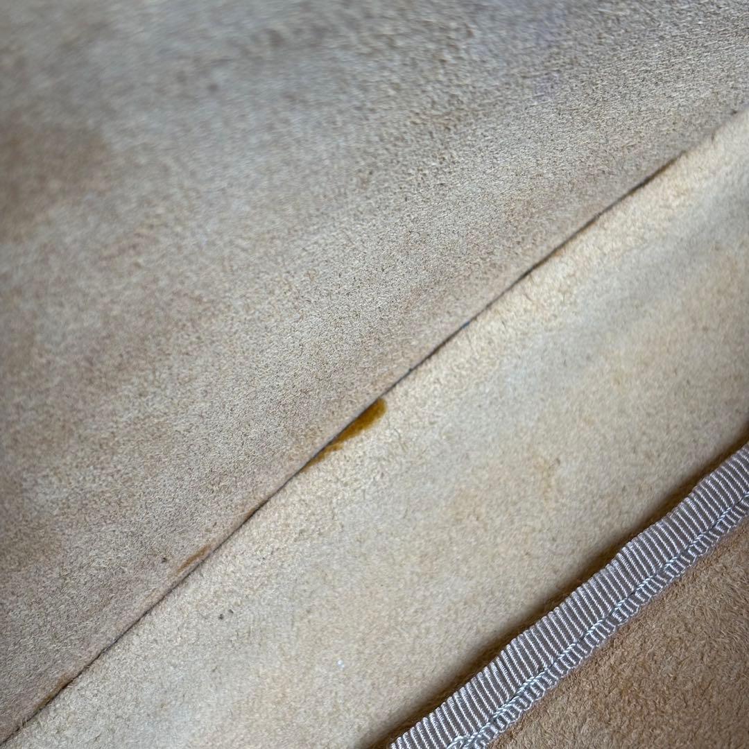 美品 ロエベ クラッチバッグ セカンドバッグ アナグラム ロゴ レザー ブラウン