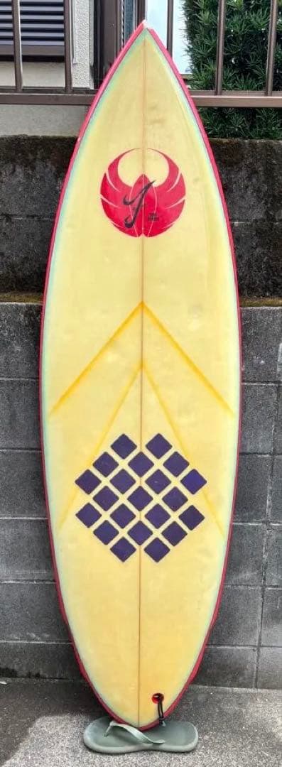 ビンテージサーフボード5'10フィン付き《直接受け渡し限定》