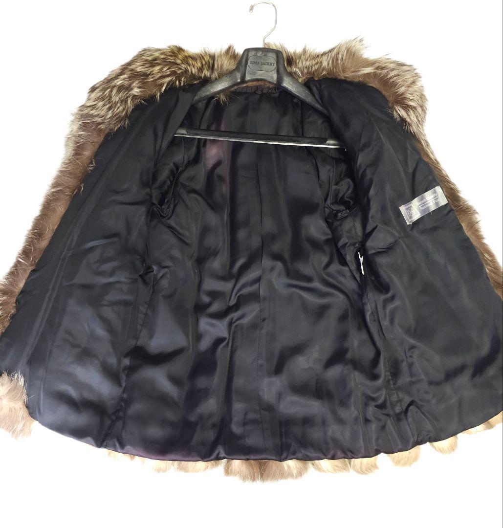 SAGA FOX　シルバーフォックス フルファーコート　銀タグ