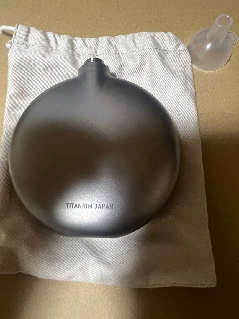 廃盤希少品： peak チタン丸形スキットル T-015