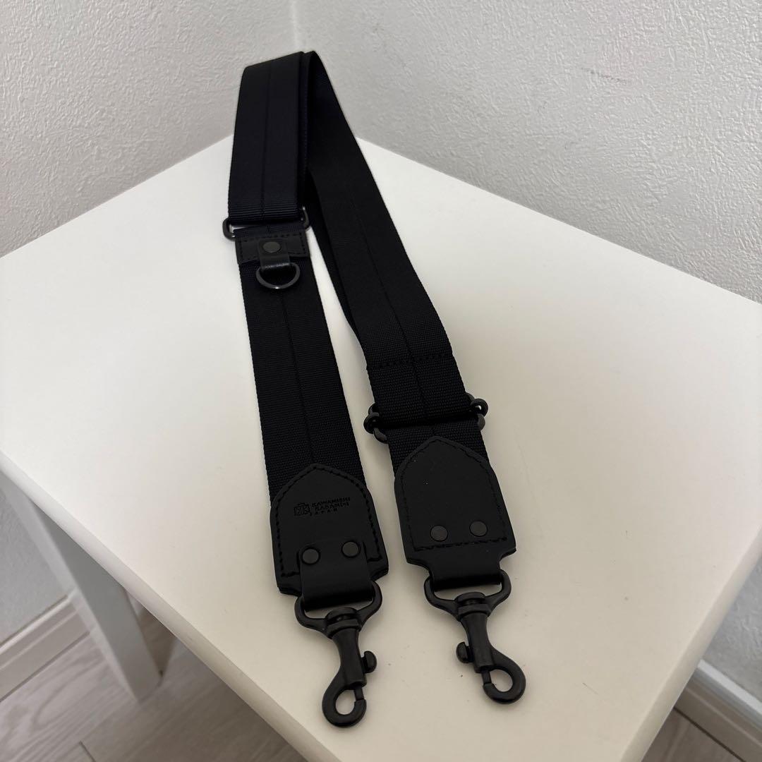 カワニシカバン　38mm ブラック　ショルダーストラップ