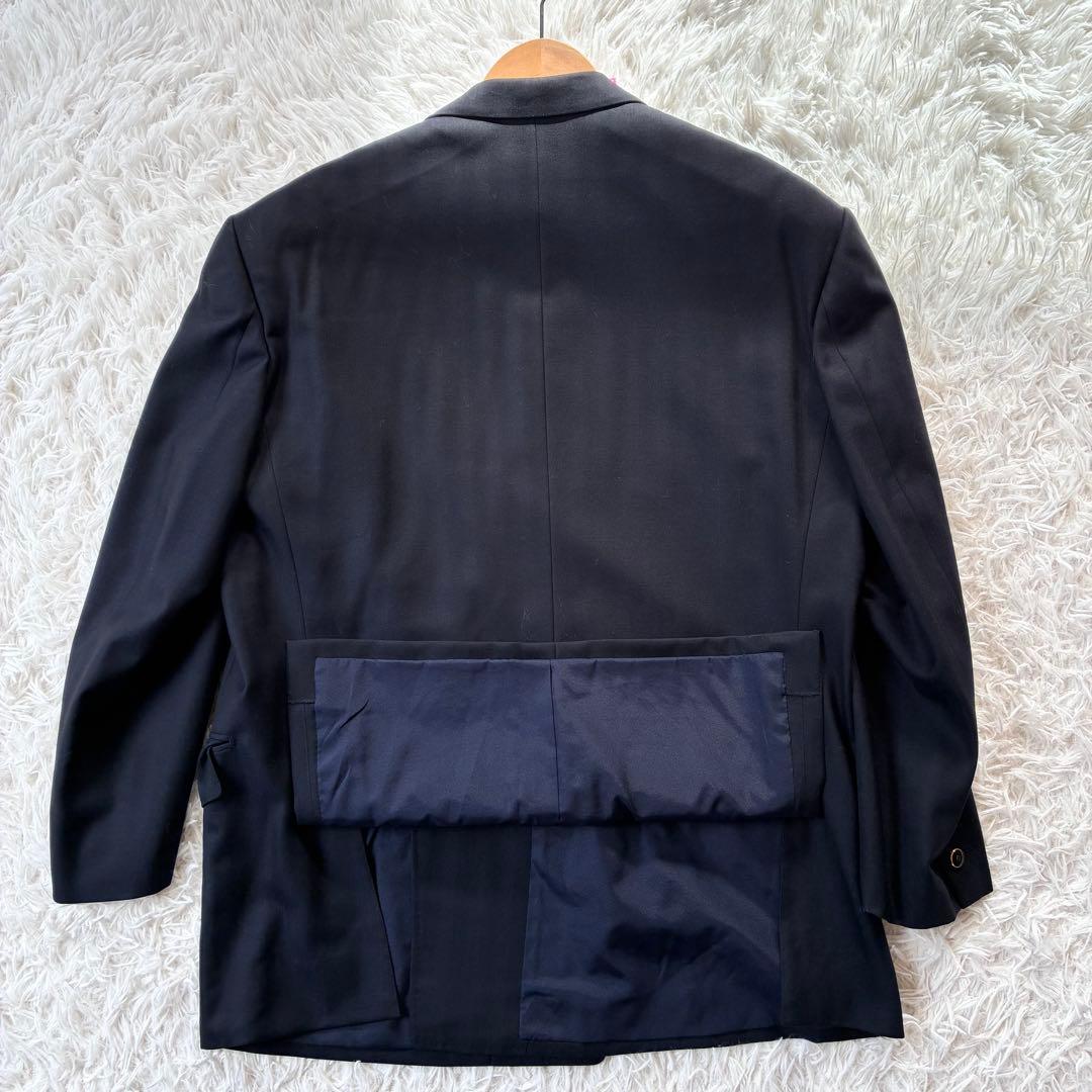 【最高級　生地】Dunhill セットアップ スーツ ダブルブレスト ネイビー