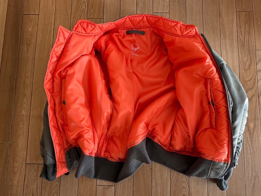 新品同様 WAIPER.inc カスタムMA-1 フライトジャケット｜WP37