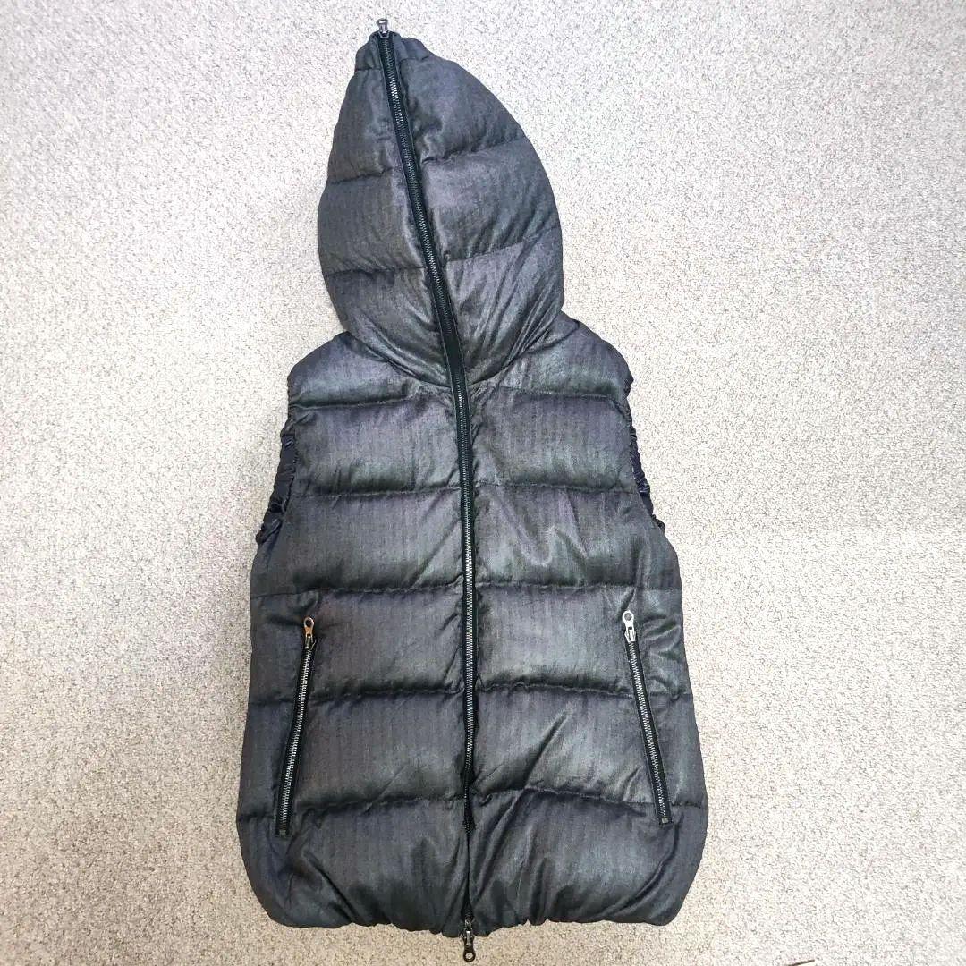 美品 DUVETICA デュベティカ ダウンベスト 40 ツイード調 1020