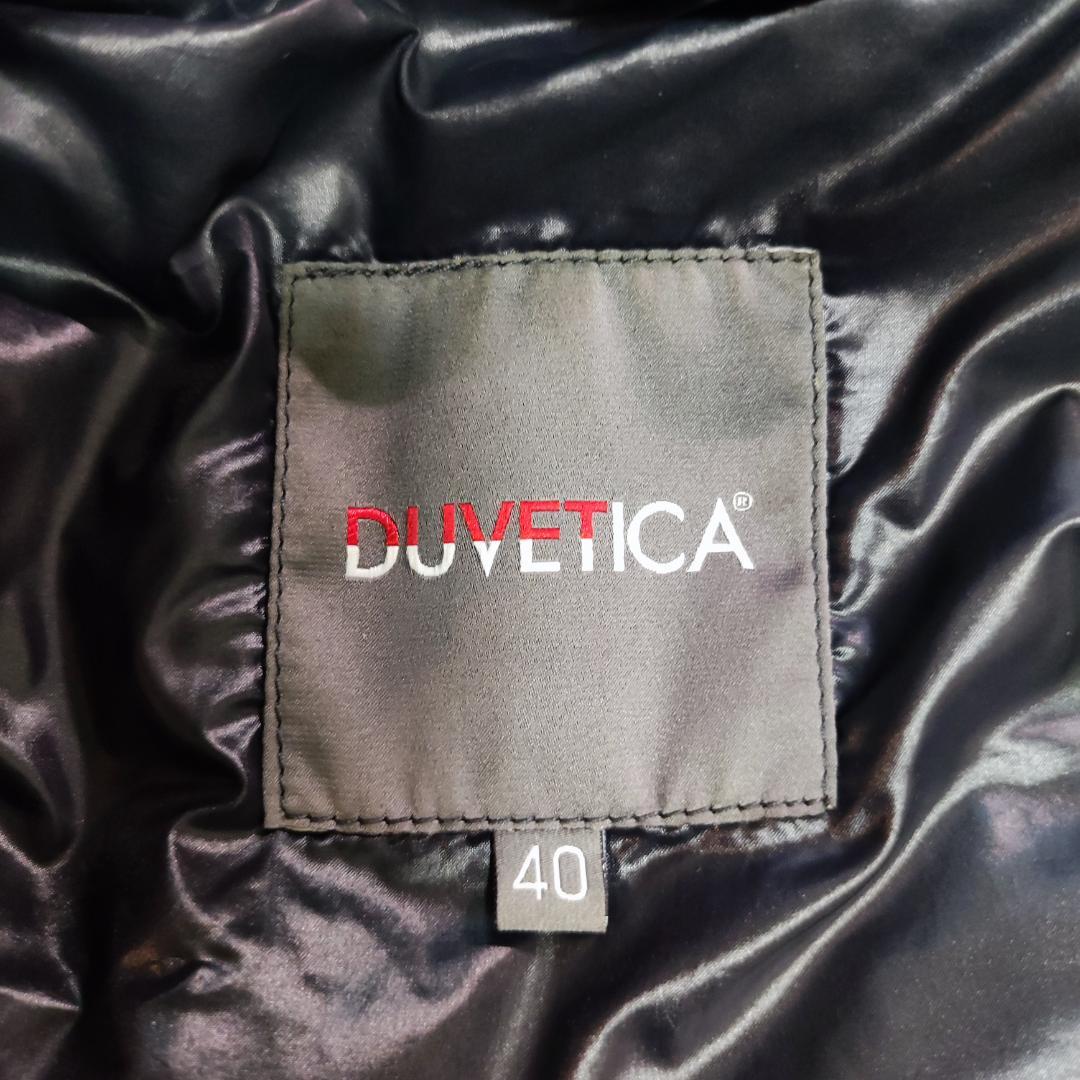 美品 DUVETICA デュベティカ ダウンベスト 40 ツイード調 1020
