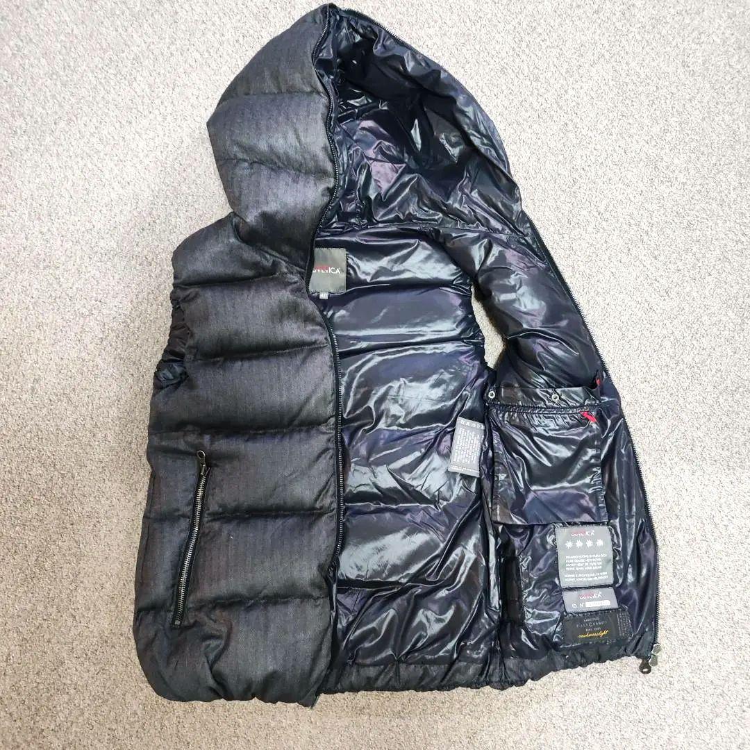 美品 DUVETICA デュベティカ ダウンベスト 40 ツイード調 1020